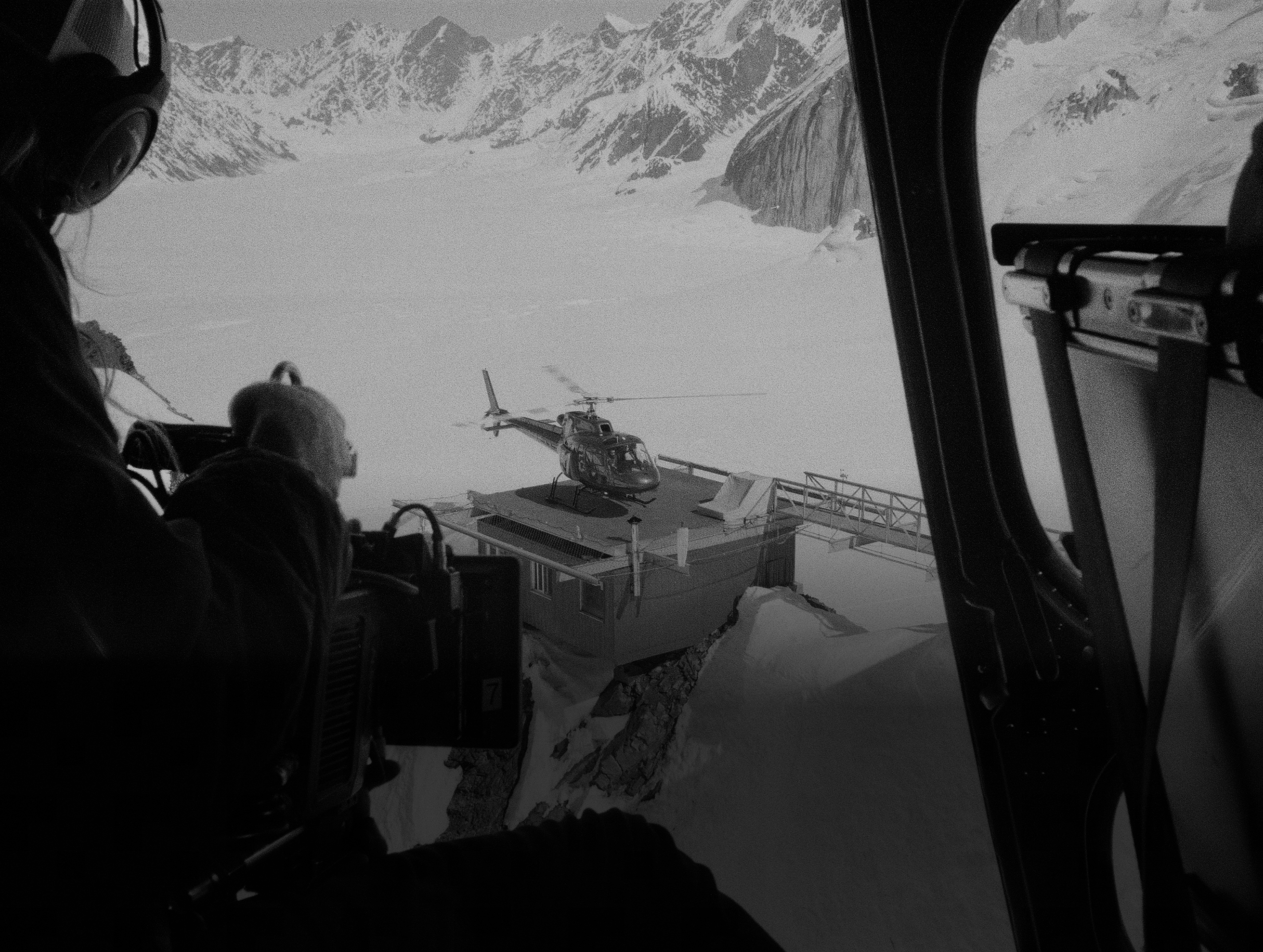 Filming a video production from a helicopter in Alaska by Creative Director, Photographer, Director, Jay Gullion